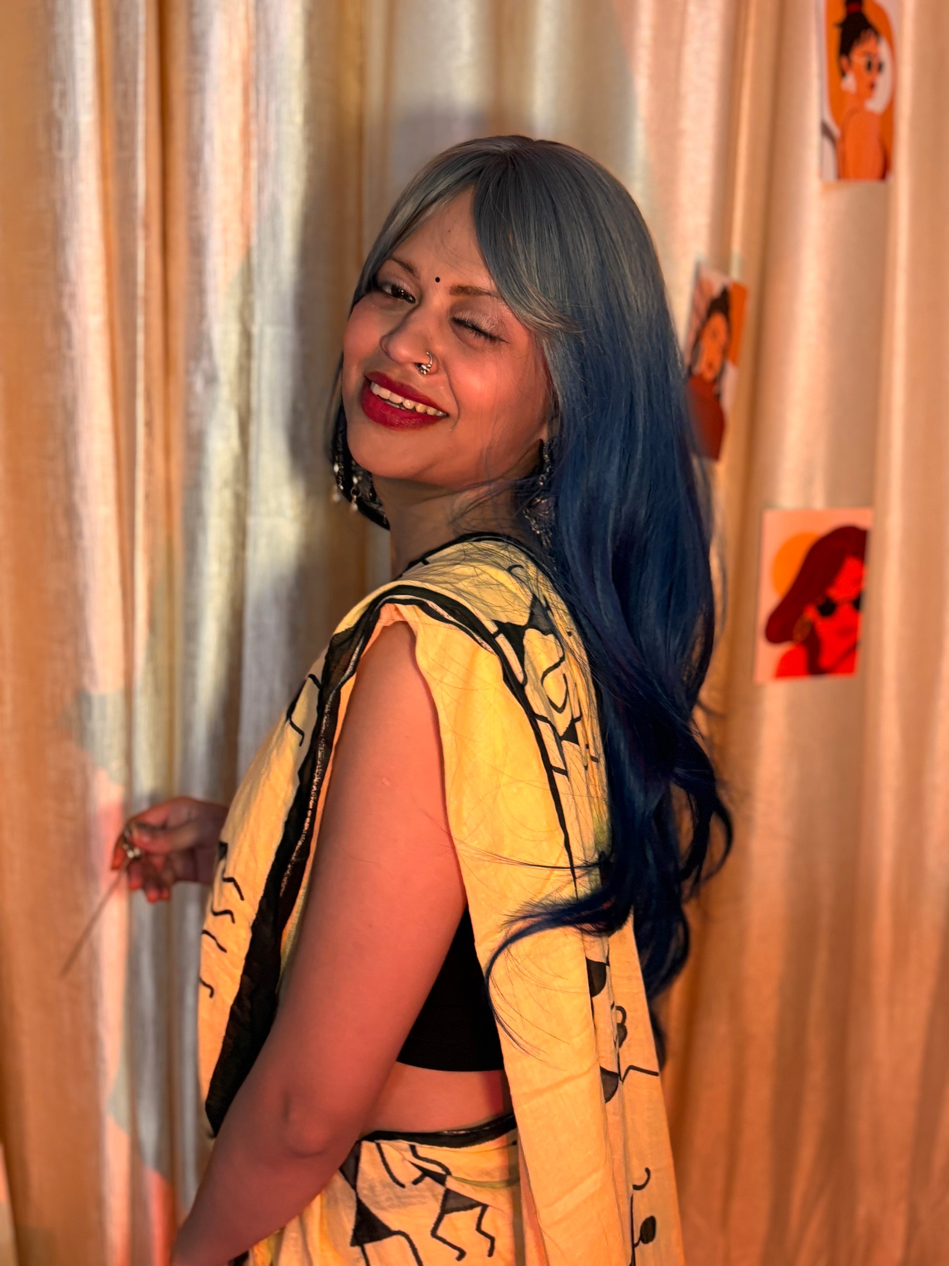 Midweek Rebel – Blue Gradient Wig