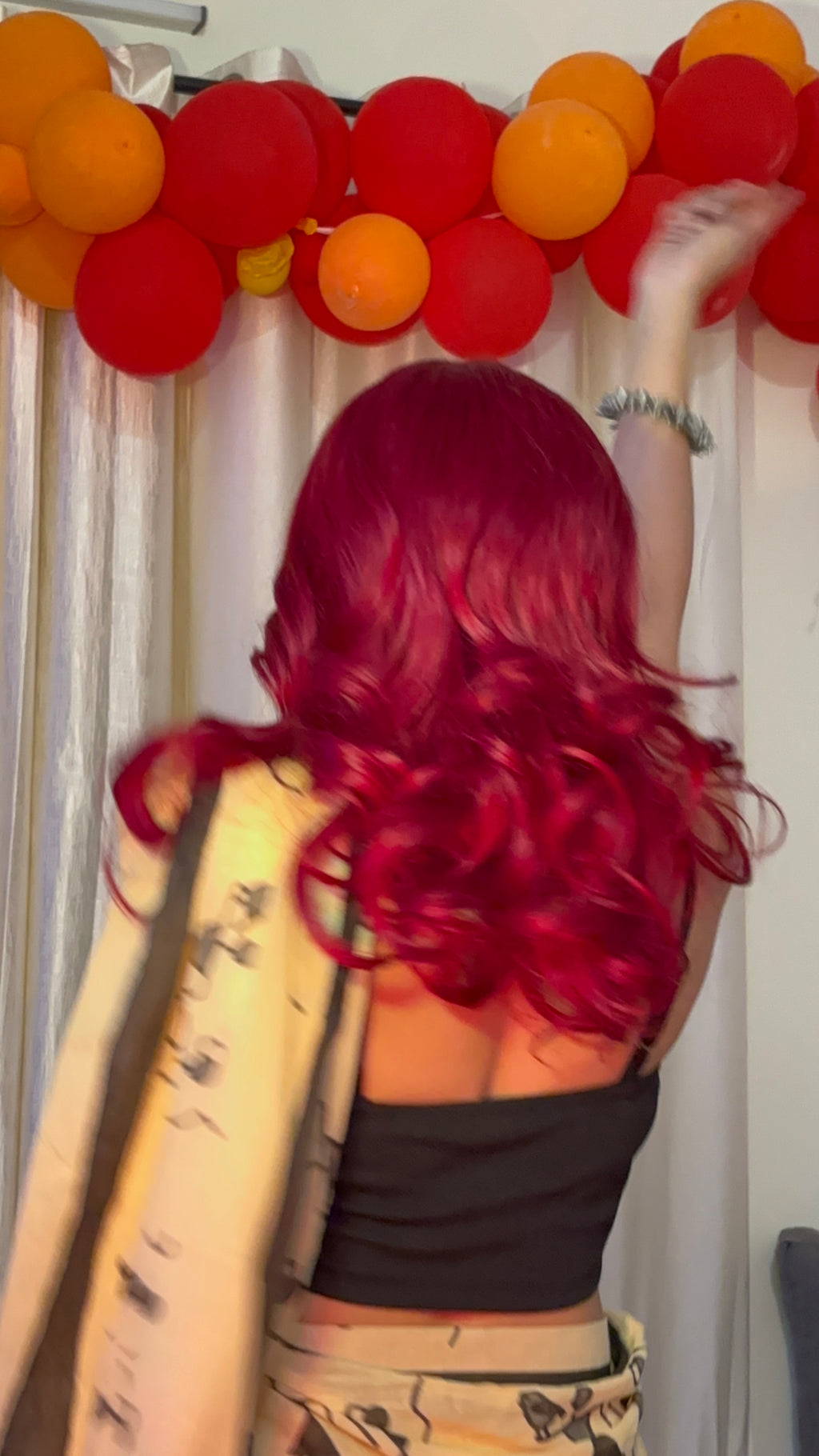 Saturday Bold – Bright Red Long Layers