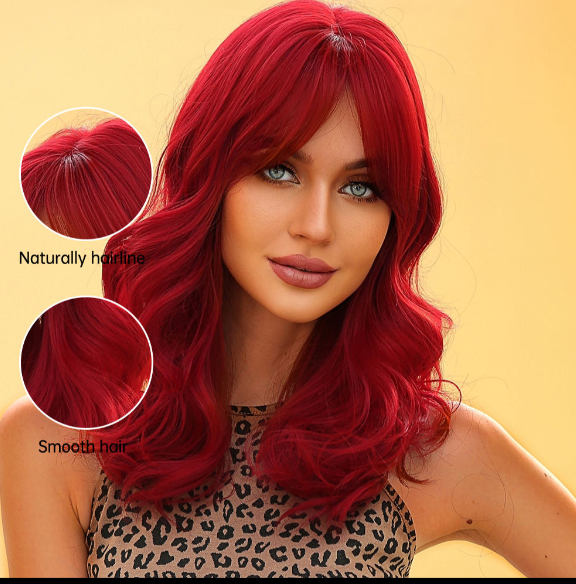Saturday Bold – Bright Red Long Layers